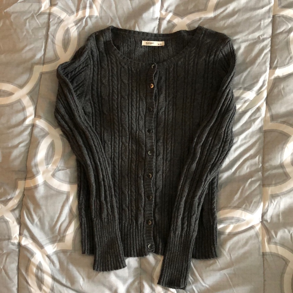Button up sweater